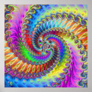 Tye Dye Lischus。 ポスター