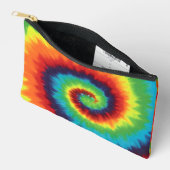 Tye dye print cut sew accessory pouch アクセサリーポーチ (見開き)