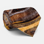 Tyger's Eye Gemstone Textures ネクタイ (ロール)