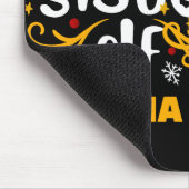 Tygraphy Sister Elf Fun Family Matching T Shirt  マウスパッド (コーナー)