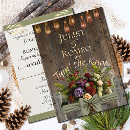 Tyin' the Knot Wildflowers & Ribbon - Sage