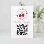 Tying the Knot Bridal Shower Registry エンクロージャーカード (スタンド正面)