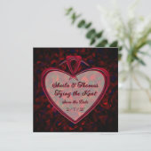 Tying the Knot Red Heart Rose Petals セーブザデート (スタンド正面)