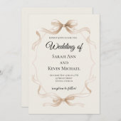 Tying the Knot Wedding Invitation 招待状 (正面/裏面)