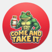 Tylenol : Come and Take It Sticker ラウンドシール (正面)