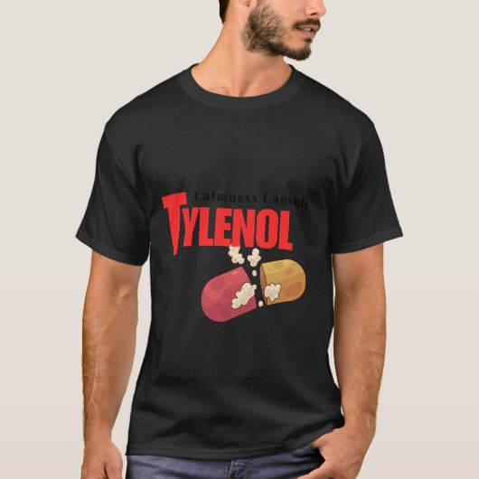 Tylenol t-shirt classic design  tシャツ (正面)