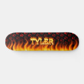 Tylerのスケートボードの火および炎の設計 スケートボード (横)