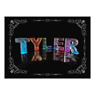 Tyler - 3Dの一流のTylerはつきます(写真) フォトプリント