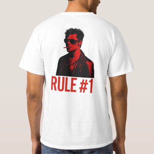 Tyler durden fight club tシャツ (裏面)