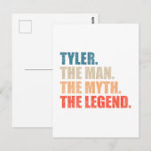 Tyler The Man The Myth The Legend ポストカード (正面/裏面)