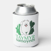 Tymyr Samoyedsロゴ 缶クーラー (缶正面)