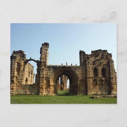 Tynemouth Priory、England Post Card ポストカード (正面)
