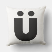 TYP(O) Creations: ウムラウト Ü クッション (裏面)