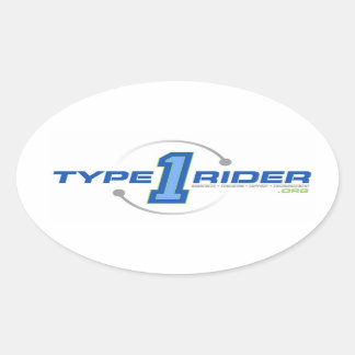 Type1Rider Ovalロゴシール 楕円形シール