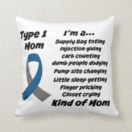 Type 1Mom装飾用クッション クッション
