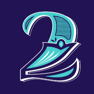 Type Art: Number 2 スクエアシール