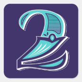 Type Art: Number 2 スクエアシール (正面)