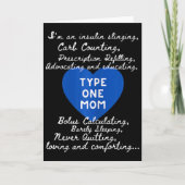 Type One Mom Awareness  カード (正面)
