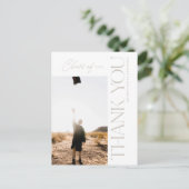 Type Sgation Thankyou Photo Gray ポストカード (スタンド正面)