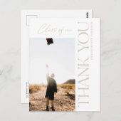Type Sgation Thankyou Photo Gray ポストカード (正面/裏面)