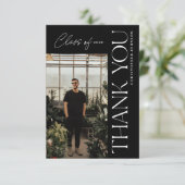 Type Suration Thankyou Photo Black サンキューカード (スタンド正面)