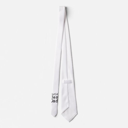 Typed Worldの最高のパパ ネクタイ (裏面)