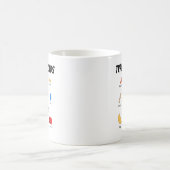 Types of Climbing Holds Collection コーヒーマグカップ (中央)