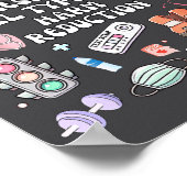 Types Of Harm Reduction Overdose Awareness Social  ポスター (角)