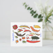 Types of Peppers ポストカード (スタンド正面)