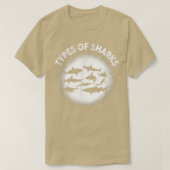 Types Of Sharks Tシャツ (デザイン正面)