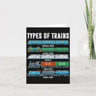 Types Of Trains Shirt Toddler Boy Locomotive Son B カード