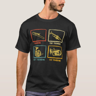 Types of Trombone Player - Trombonist Tシャツ