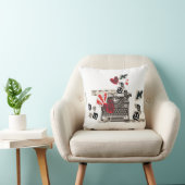 typewriter I love you   クッション (椅子)