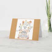 Typewriter Thanks Greeting Card サンキューカード (正面)