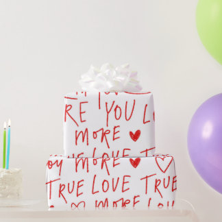 Typewriting Love  ラッピングペーパー