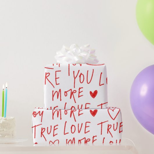 Typewriting Love  ラッピングペーパー (パーティーギフト)