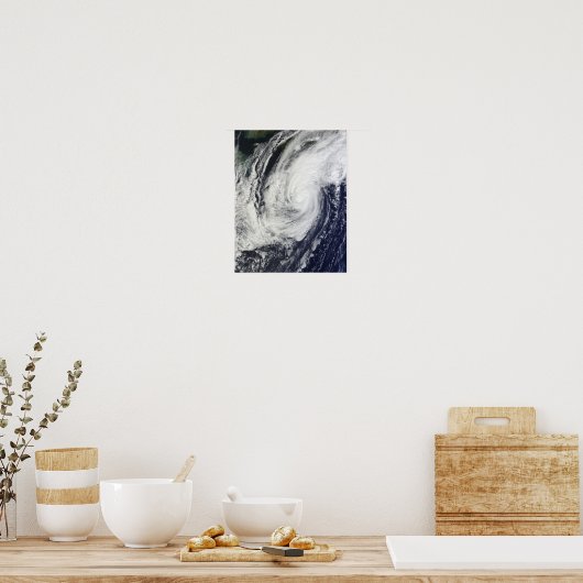 Typhoon Chaba over the Ryukyu Islands, Japan ポスター (キッチン)