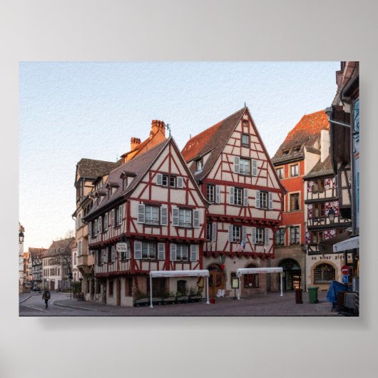Typical houses in Colmar ポスター (正面)