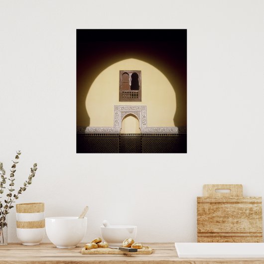 Typical Moroccan Window ポスター (キッチン)