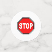 Typical Stop Sign コンフェッティ (スモール正面)