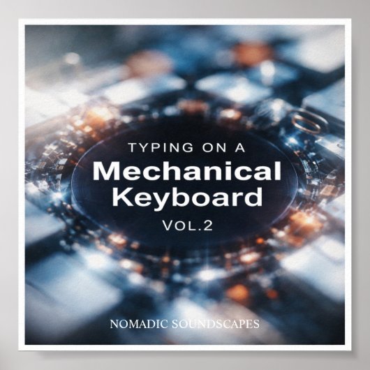 Typing on a Mechanical Keyboard Vol.2 Album Cover ポスター (正面)