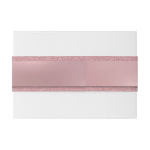 Typographicスクリプト文字モダンクラスバラ金ゴールド 招待状ベリーバンド (裏面例)