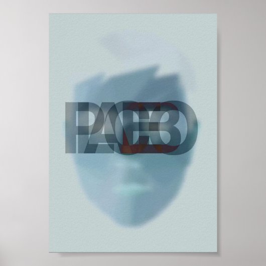 Typographic Poster - Placebo ポスター (正面)