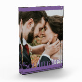 Typographic Soulmateフレームデザイン フォトブロック (左)