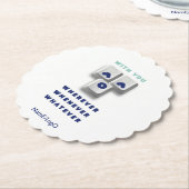 typography_2_with you_2 ペーパーコースター (アングル)