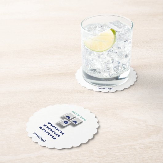 typography_2_with you_2 ペーパーコースター (インサイチュ)