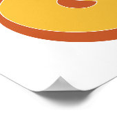 Typography Art Poster, Ampersand &, Bold Type ポスター (角)