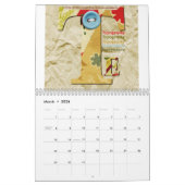 Typography Calendar カレンダー (3月 2026)