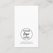 Typography Company logo  ロイヤリティカード (裏面)