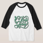 Typography motivational design tシャツ (レイダウン)